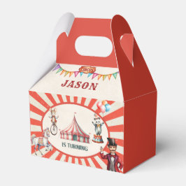 Circus Carnival Birthday Favoritbox Presentaskar