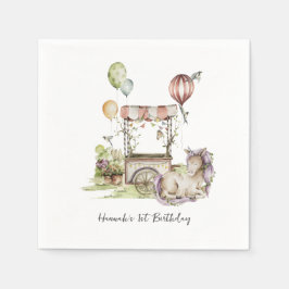 Circus Carnival | Födelsedagsfest för enhetlig sko Pappersservett