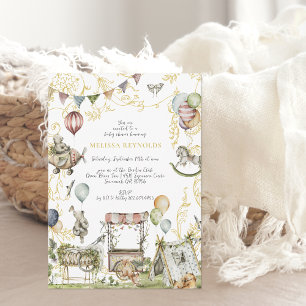 Circus Carnival Skogsskötare för skogsvård Inbjudningar