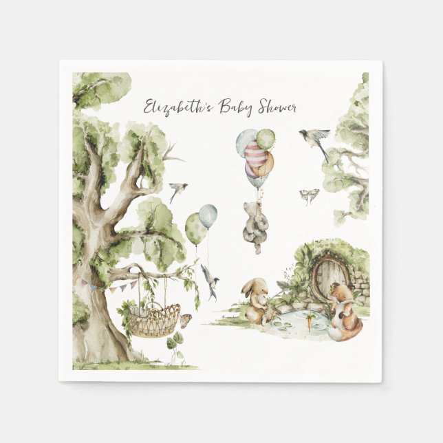 Circus Carnival | Skogsskötare för skogsvård Pappersservett (Framsidan)