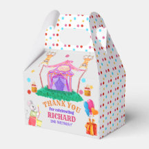 Circus Carnival-tema Färgfull Födelsedagsfest