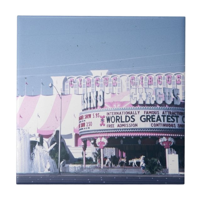 Circus Circus Las Vegas Kakelplatta (Framsidan)