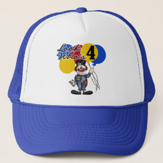 Circus Clown 4e födelsedagen Tshirts och Gifts Truckerkeps