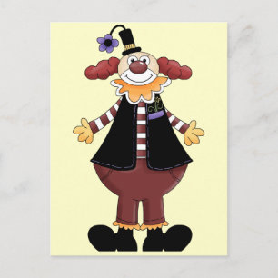 Circus Clown Act Vykort
