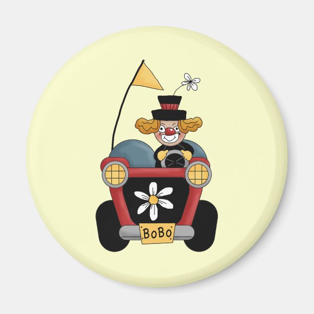 Circus Clown Car Magnet (Framsidan)