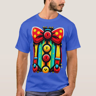 Circus Clown Design Födelsedagsfest Halloween Cost T Shirt