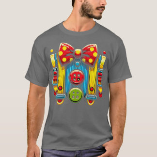 Circus Clown Design Födelsedagsfest Halloween Cost T Shirt