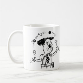 Circus Clown Juggler är Juggling Bollar Kaffemugg