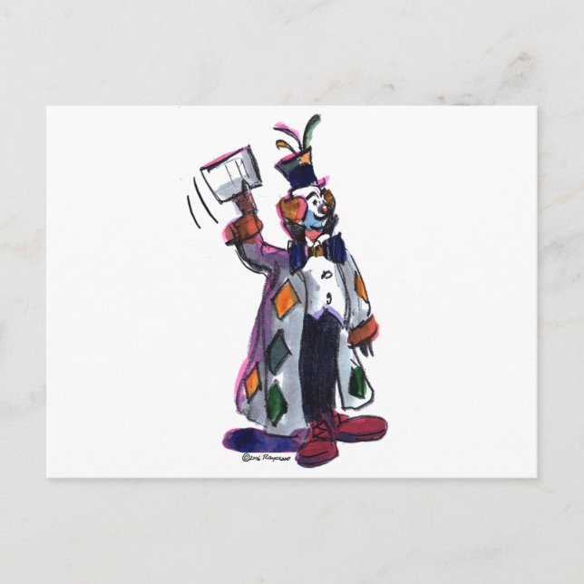 ciRcUs cLoWn Vykort (Framsida)
