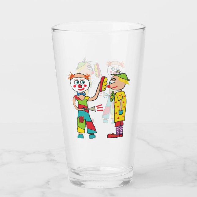 Circus Clowns Glaskopp (Framsida)