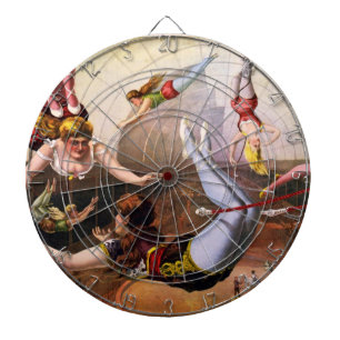 CIRCUS DARTBOARD - VINTAGE GIFTS - GAMES - PLAY PILTAVLA