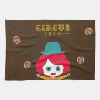circus design kökshandduk