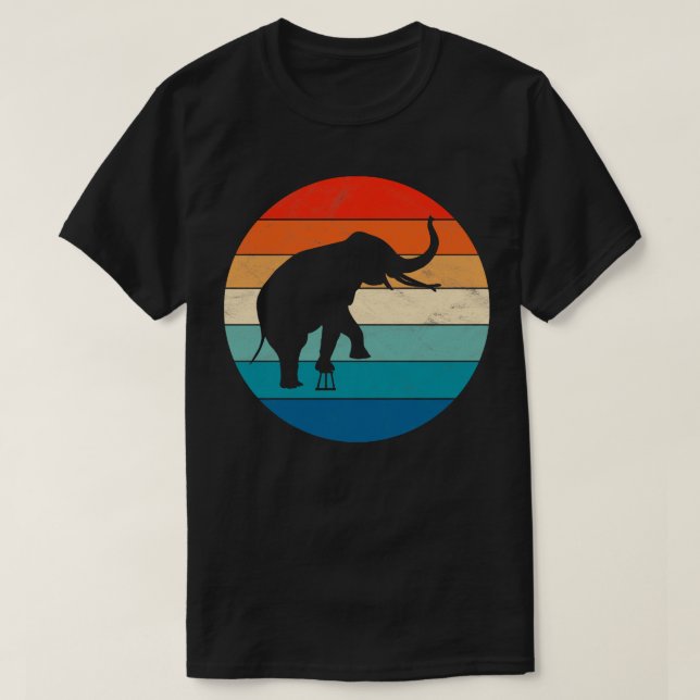 Circus Elephant 1 T Shirt (Design framsida)