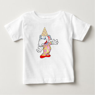 Circus Elephant Clown Tecknad animal Art T Shirt