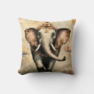 Circus Elephant Dekorativ kudde