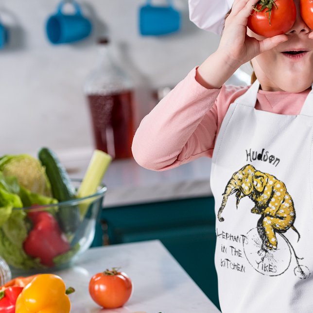 Circus Elephant Gifts Barnförkläde (Skapare uppladdad)