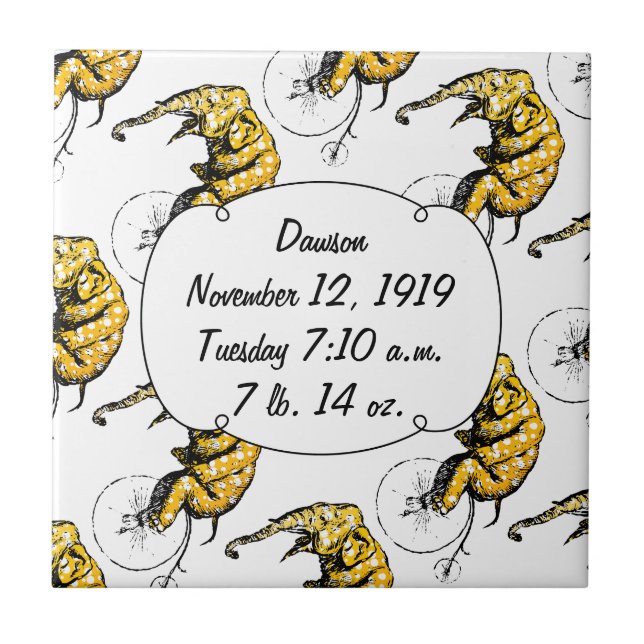 Circus Elephant Gifts Kakelplatta (Framsidan)