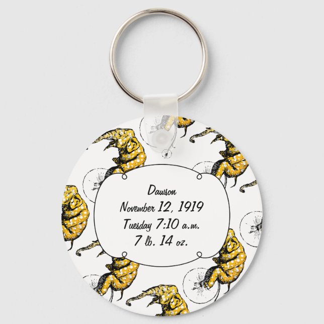 Circus Elephant Gifts Nyckelring (Framsida)