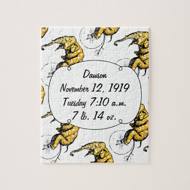 Circus Elephant Gifts Pussel (Vertikal)