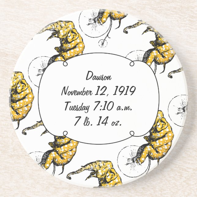 Circus Elephant Gifts Underlägg Sandsten (Framsidan)