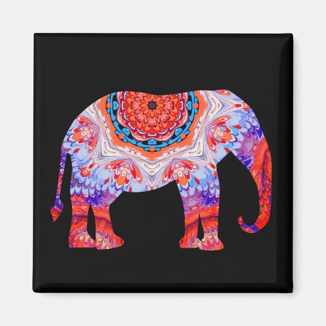 Circus Elephant Magnet (Framsidan)