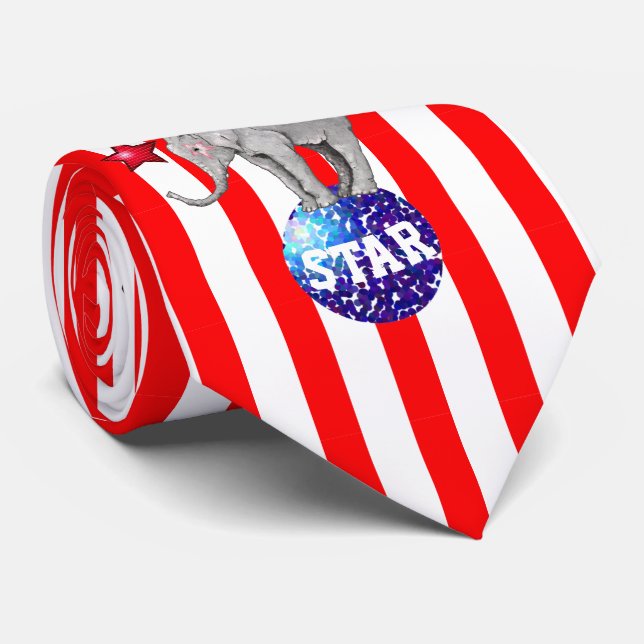 Circus Elephants Rand Carnival Slips (Rullad)