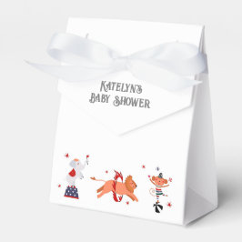 Circus eller Carnival Baby Shower Presentaskar