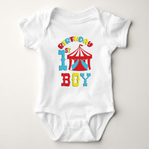 Circus First Birthday Bodydräkt T Shirt