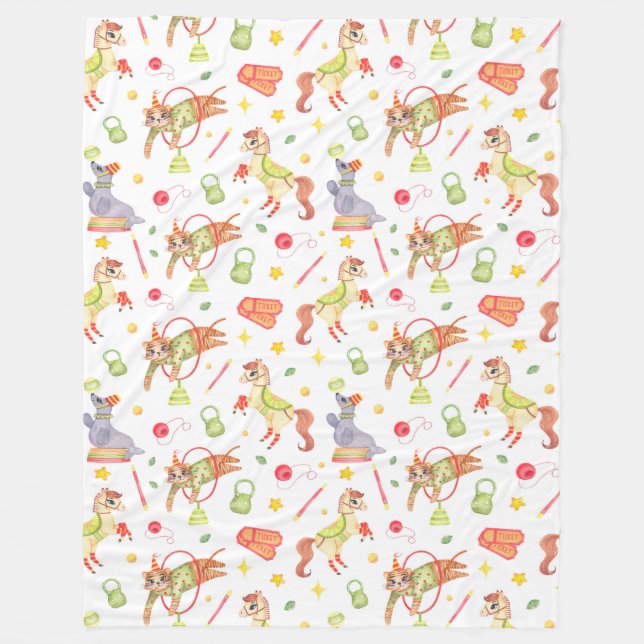 Circus Fleecefilt (Framsidan)