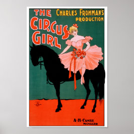 Circus Girl - på häst Poster