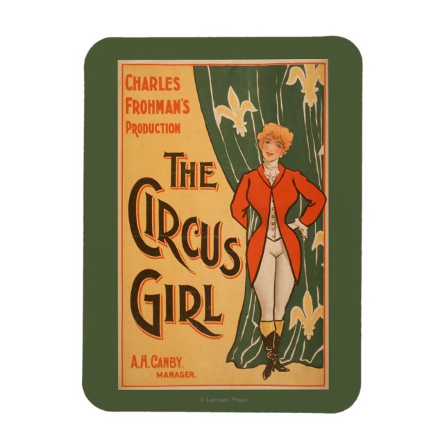 Circus Girl Theatrical Poster nr 1 Magnet (Vertikal)
