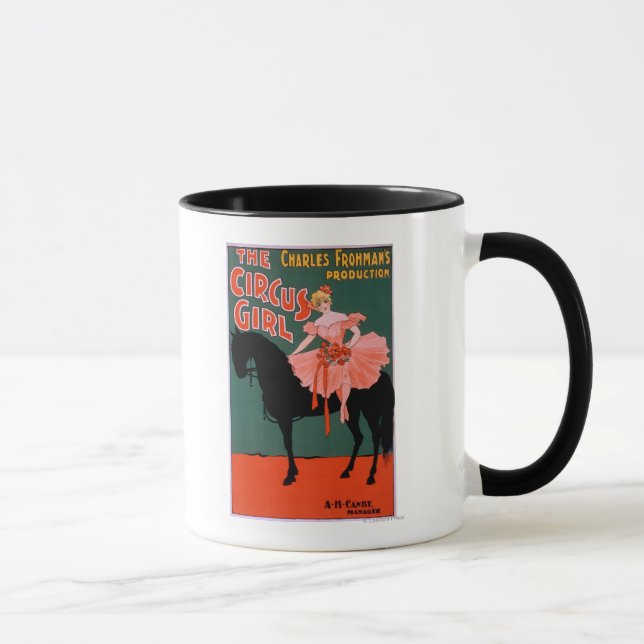 Circus Girl - Woman on Horse Theatrical Mugg (Höger)