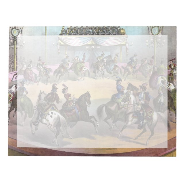 Circus Grand Finale, Circa 1872. Anteckningsblock (Framsida)