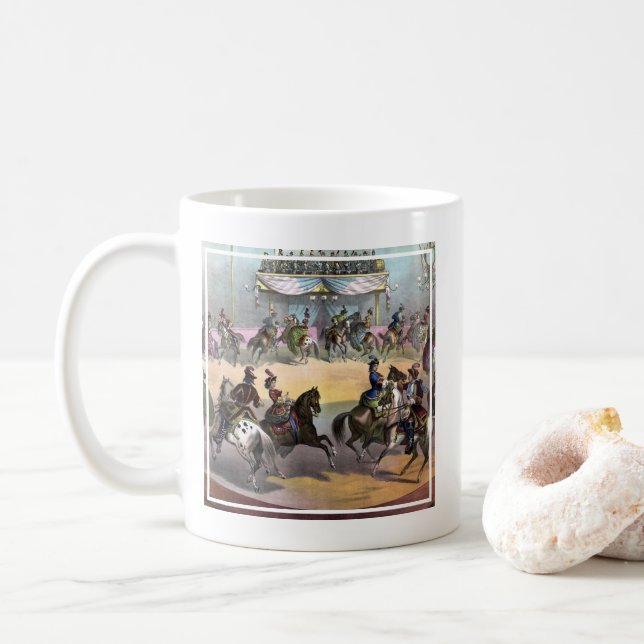 Circus Grand Finale, Circa 1872. Kaffemugg (Med munk)
