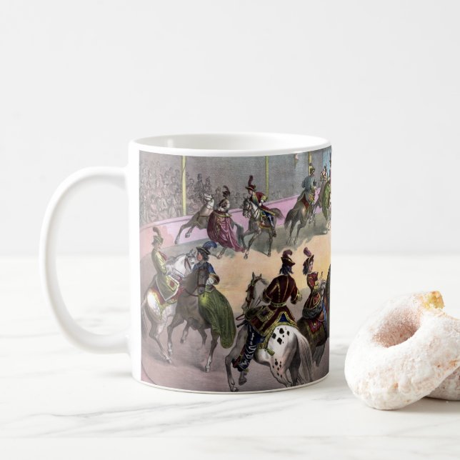 Circus Grand Finale, Circa 1872. Kaffemugg (Med munk)
