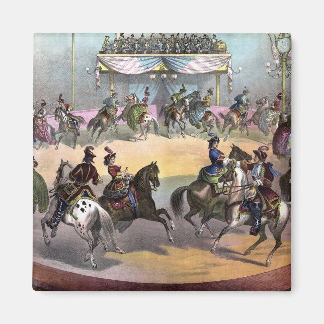 Circus Grand Finale, Circa 1872. Magnet (Framsidan)