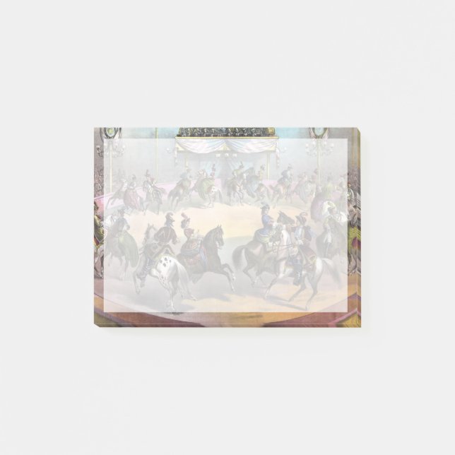 Circus Grand Finale, Circa 1872. Post-it Block (Framsida)