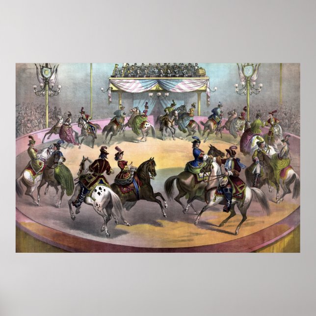 Circus Grand Finale, Circa 1872. Poster (Framsidan)