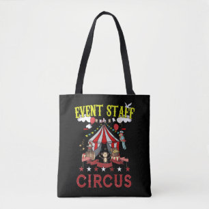 Circus händelsepersonal Funny Party Carnival Crew Tygkasse