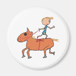 Circus Horse Riding Magnet