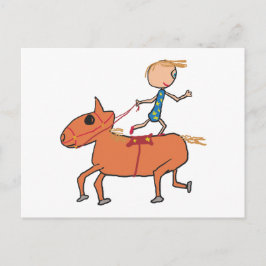 Circus Horse Riding Vykort