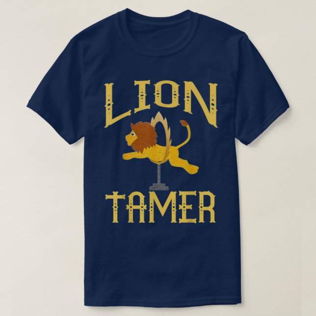 Circus Lejon Tamer Lejon Tamer Costume T Shirt (Design framsida)