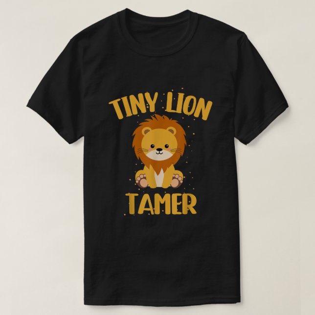 Circus Lejon Tamer Shirt Circus Shirts Tiny Lejon T Shirt (Design framsida)