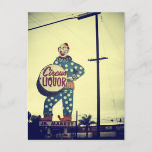 Circus Liquor Vykort