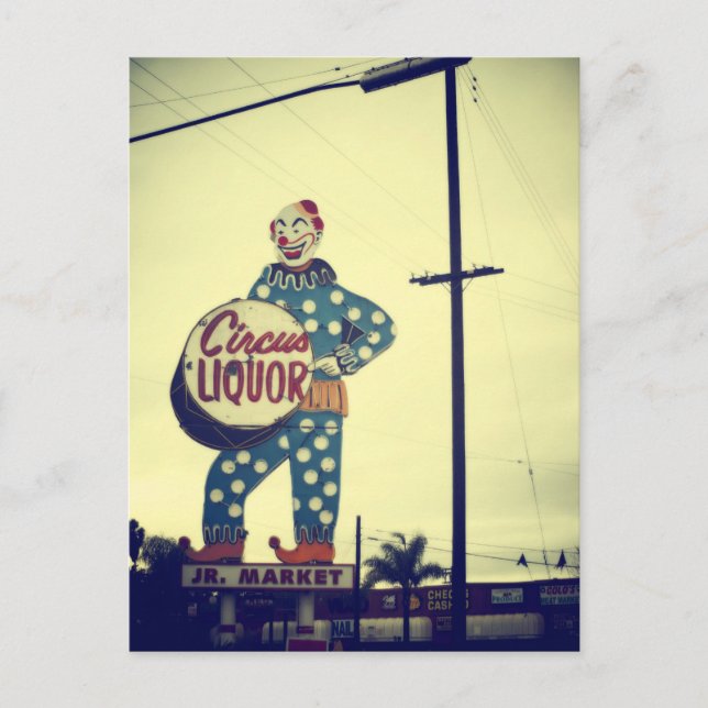 Circus Liquor Vykort (Framsida)
