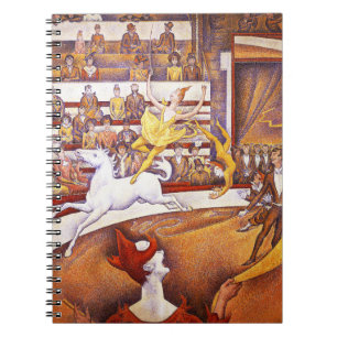 Circus-målning av Georges Seurat Anteckningsbok