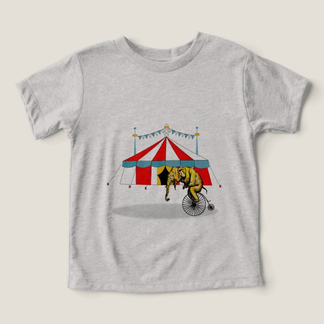 Circus Memorabilia in minne av Circus Elephants Tee (Design Framsida)
