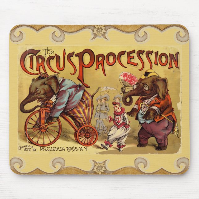 Circus Mouse Pad Musmatta (Framsidan)