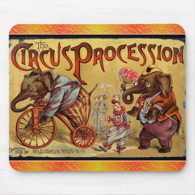 Circus Mouse Pad Musmatta (Framsidan)