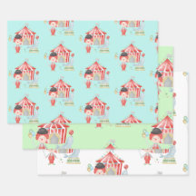 Circus papper, radbyte av födelsedagspresent